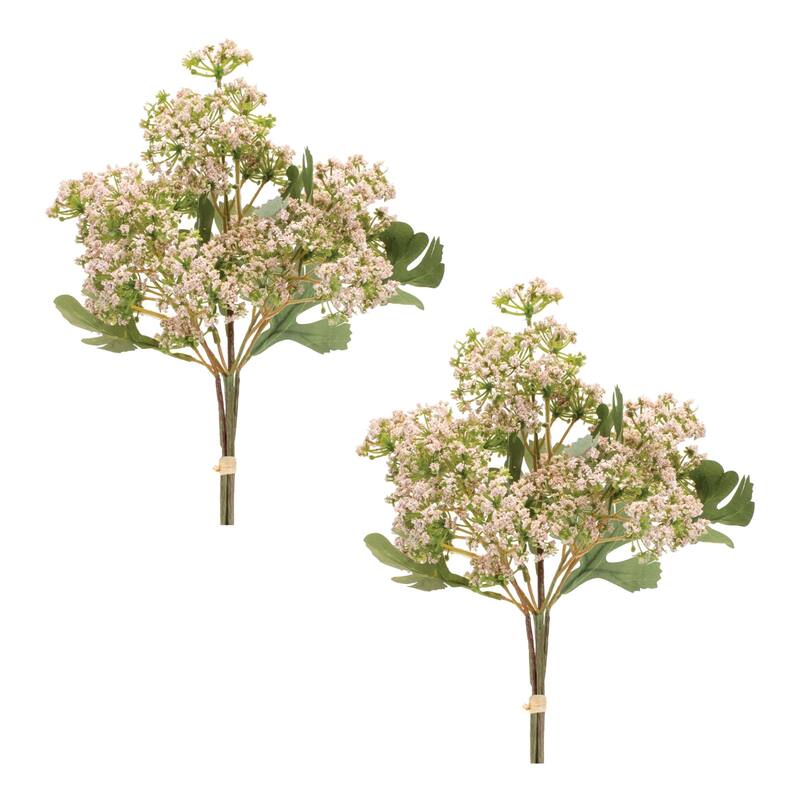 Angelica Artificial Floral Bundle Sprays - 15.25" - Set of 2
