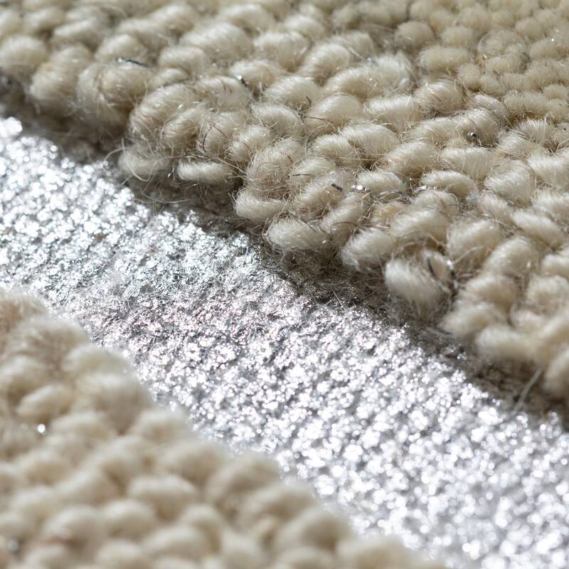 Addison Dazzle Modern Hand Spun Wool and Metallic Area Rug
