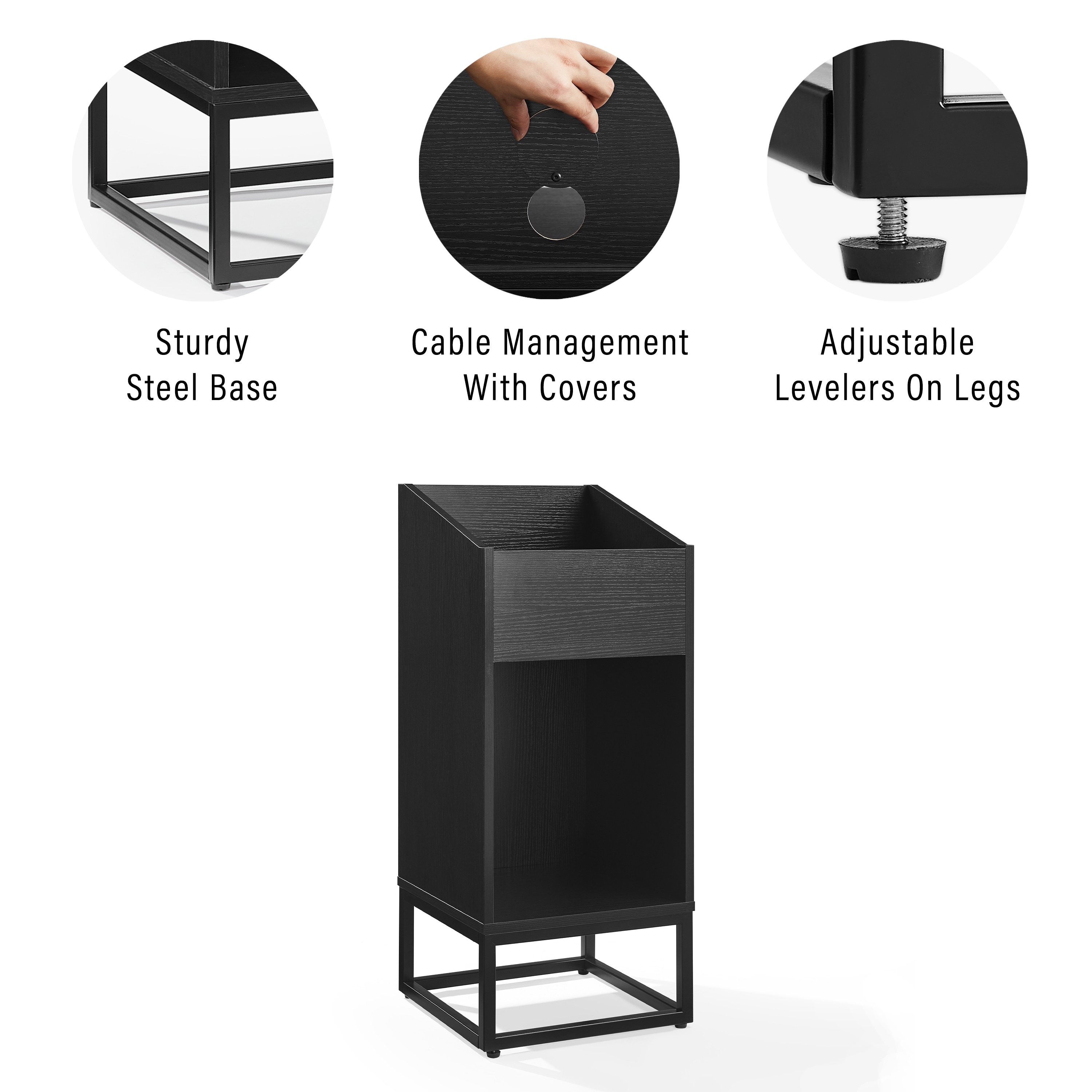 Crosley Enzo Small Vinyl Record Storage Stand - Overstock - 43316311