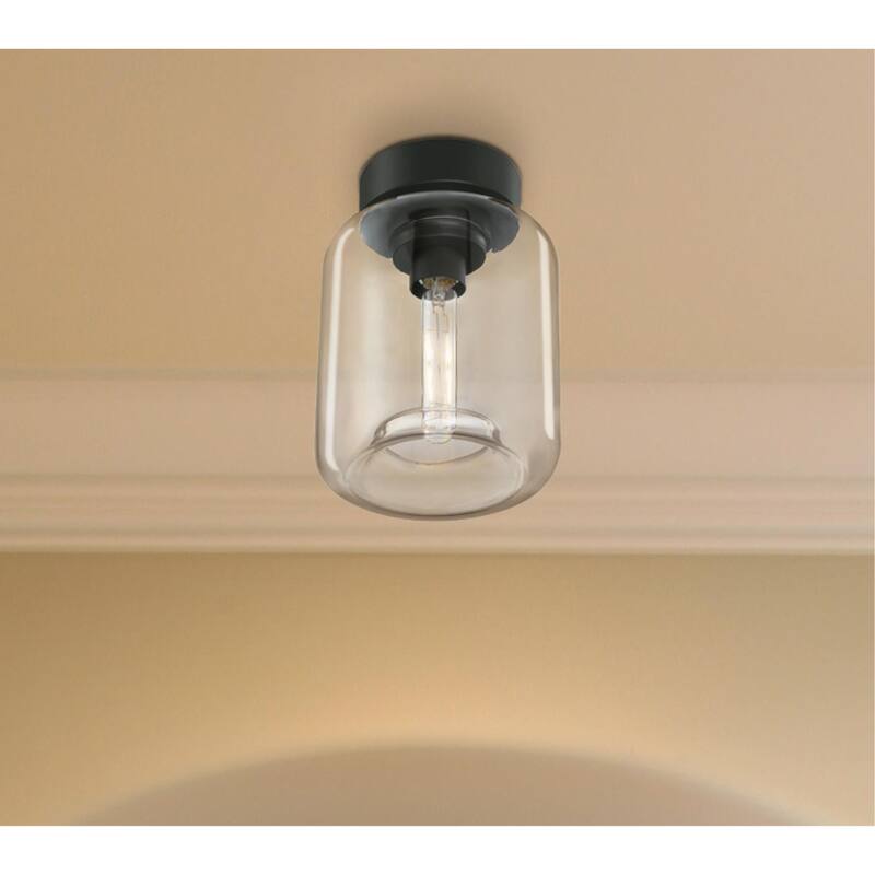 Westinghouse Lighting Judd 8 Inch, One Light Semi-Flush Mount Ceiling Fixture - 8-Inch