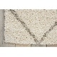 preview thumbnail 40 of 120, Nourison Brisbane Large Diamond Geometric Modern Shag Area Rug
