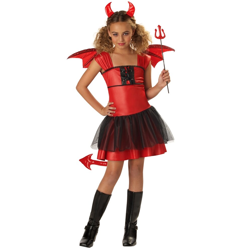 Shop California Costumes Devil Darling Child Costume Red Overstock 15315956
