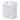 Creative Home Off-White Marble Cotton Ball and Swab Storage Jar