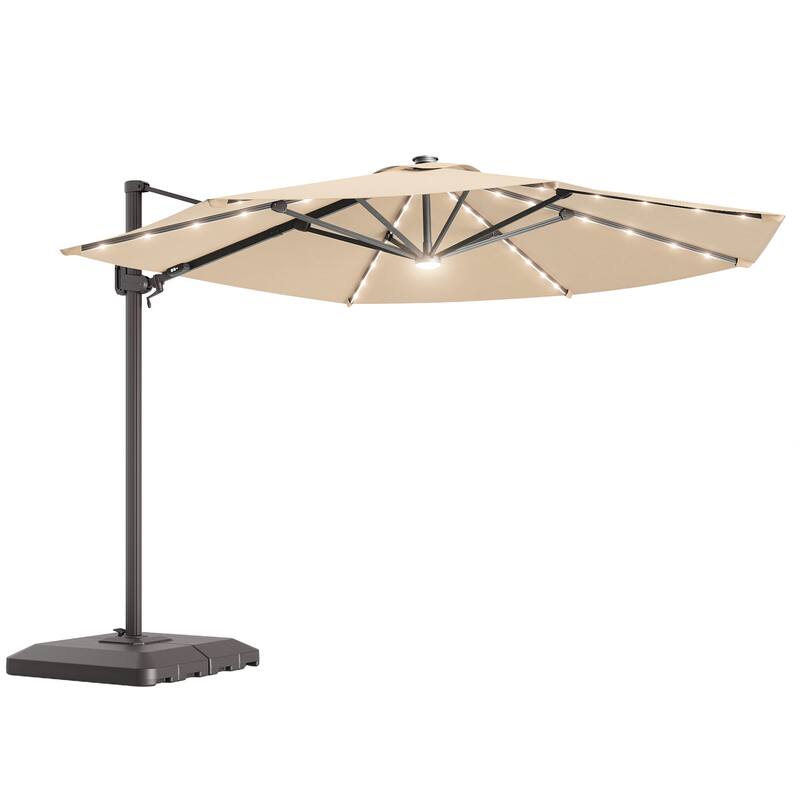 Sonkuki Outdoor 10FT LED Patio umbrella for Garden