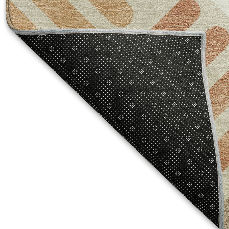 Machine Washable Indoor/ Outdoor Modern Weave Chantille Rug