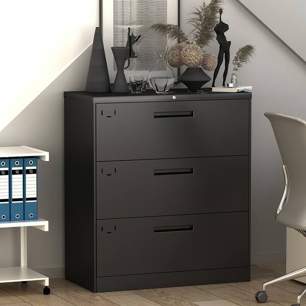Shop Laterial File Cabinet 3 Drawers Overstock 31946120