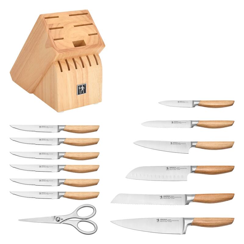 Henckels Pakka 14-pc Knife Block Set - Wood