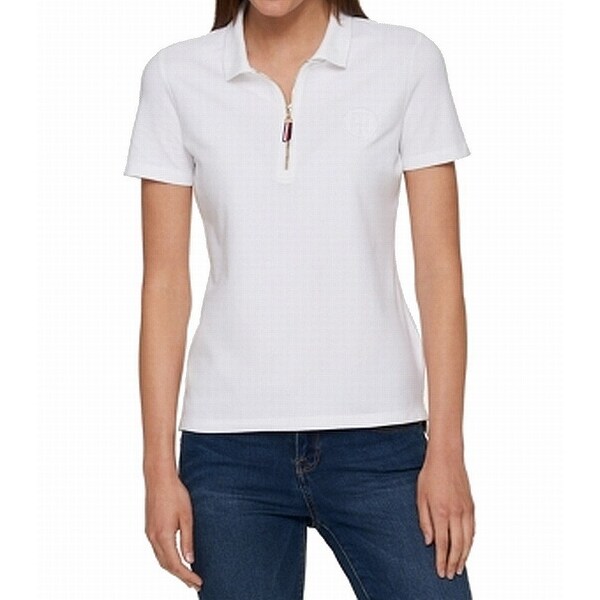 zip polo shirt womens