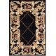 preview thumbnail 23 of 24, SAFAVIEH Handmade Chelsea Kalie French Country Wool Rug 1'8" x 2'6" - Black - Rectangle
