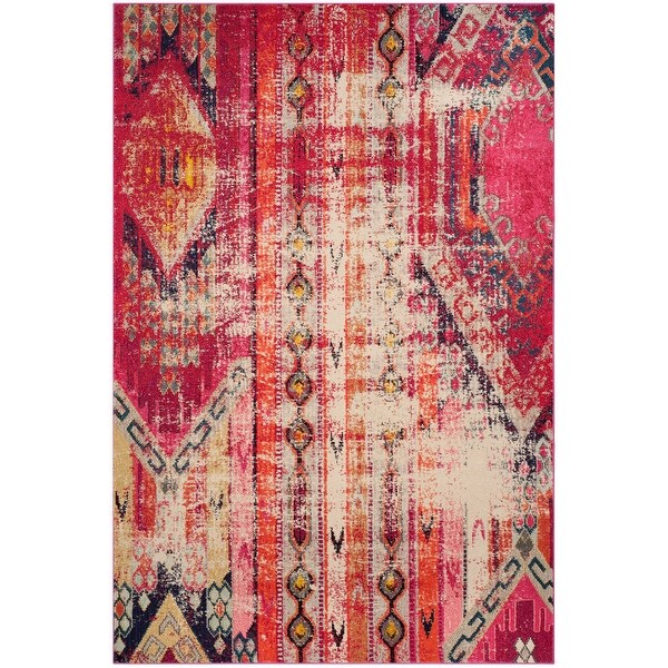 SAFAVIEH Monaco Lumturije Distressed Boho Rug - On Sale - Bed Bath