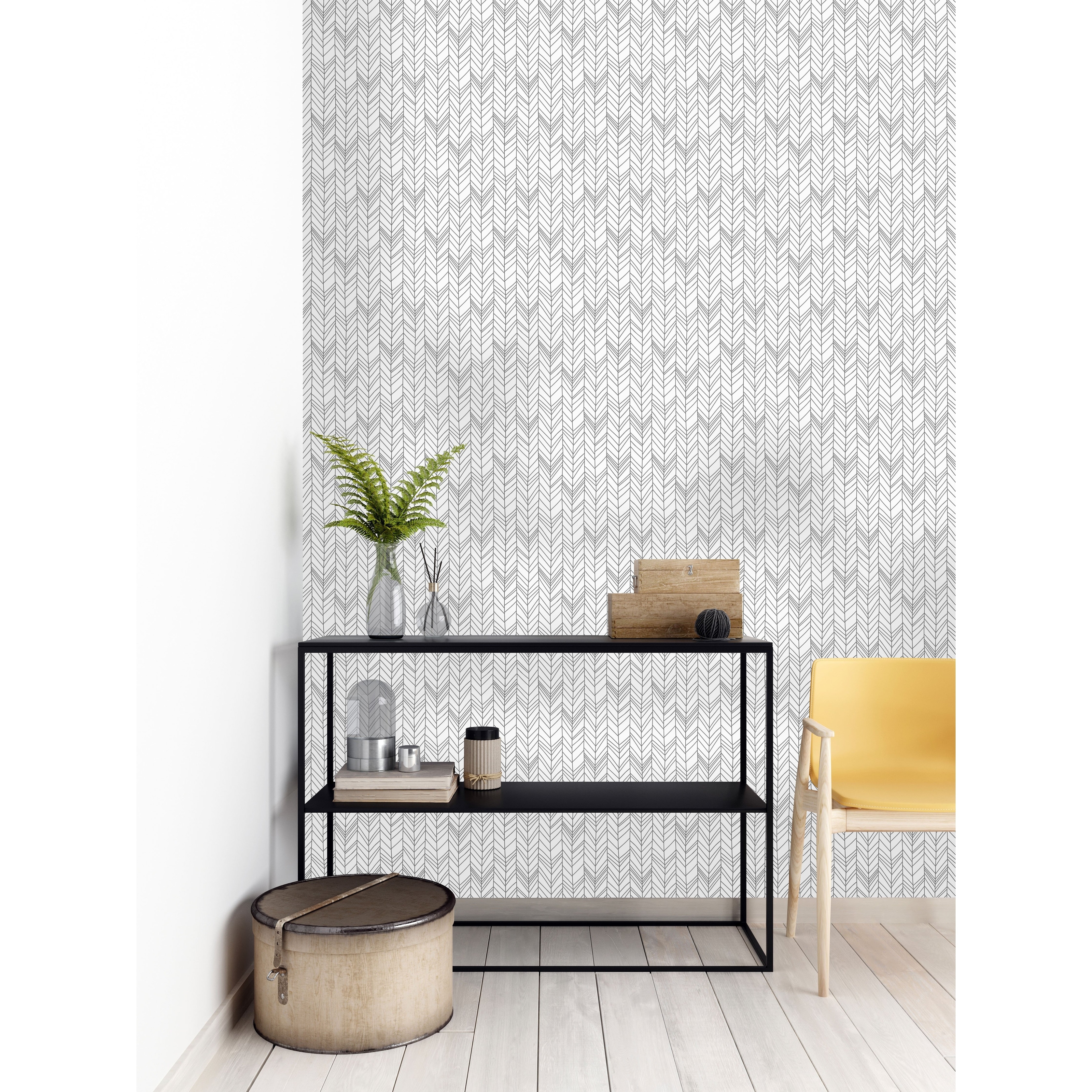 1 Peach Herringbone Peel  Stick Wallpaper  Shop Now