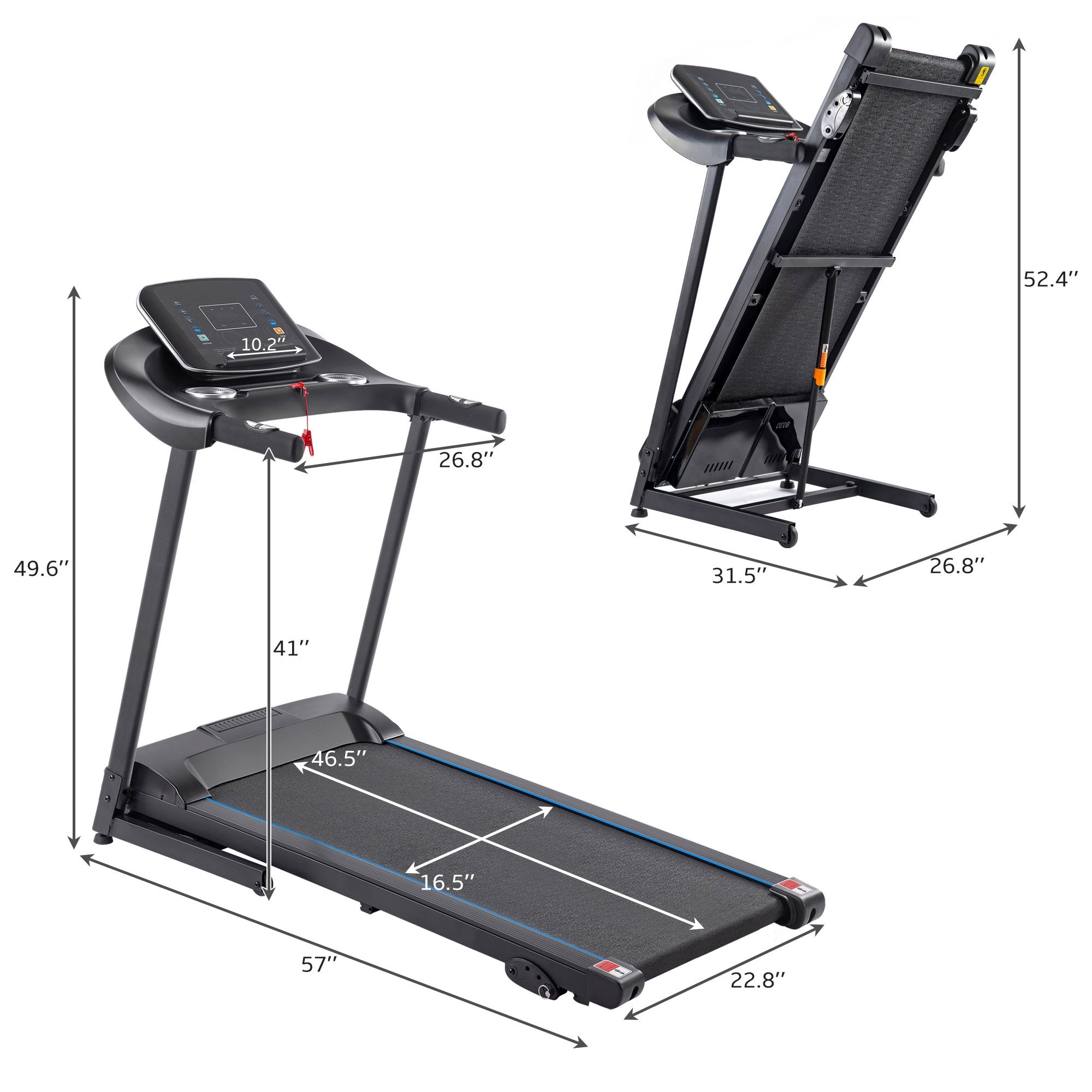 2.5 hp ac hotsell motor treadmill