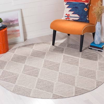 SAFAVIEH, Handmade Flatweave Montauk Oliwia Casual Cotton Rug