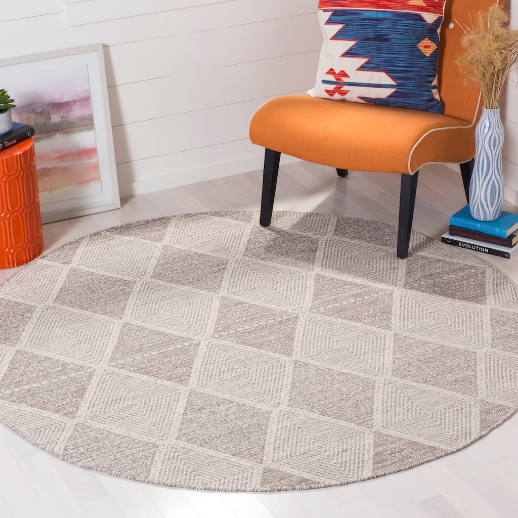 SAFAVIEH, Handmade Flatweave Montauk Oliwia Casual Cotton Rug