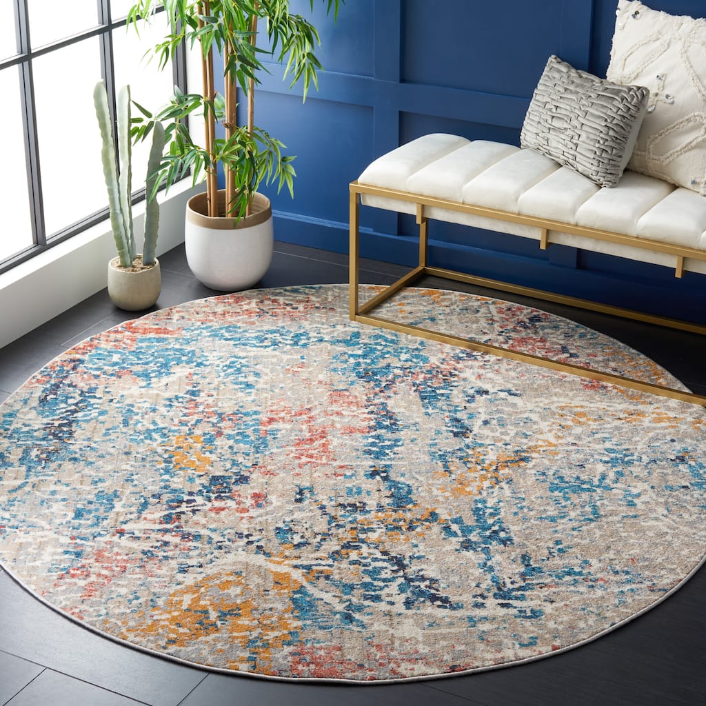 SAFAVIEH Madison Bobbye Modern Abstract Rug