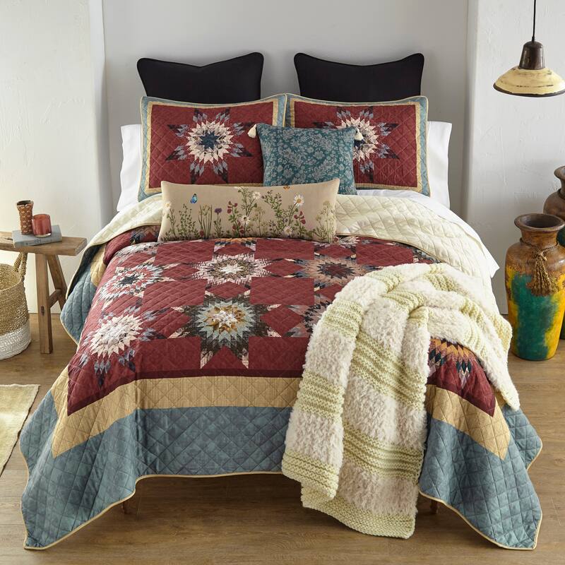 Donna Sharp Southern Star Polyester 2PC Decor Pillow Set