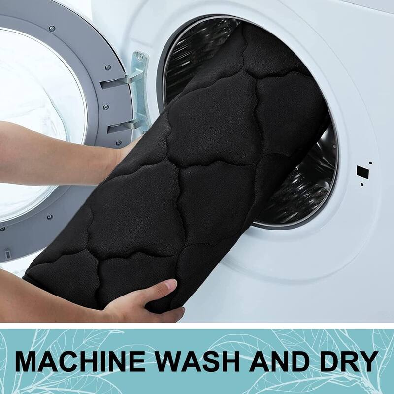 Memory Foam Bath Mat Rug 24x16
