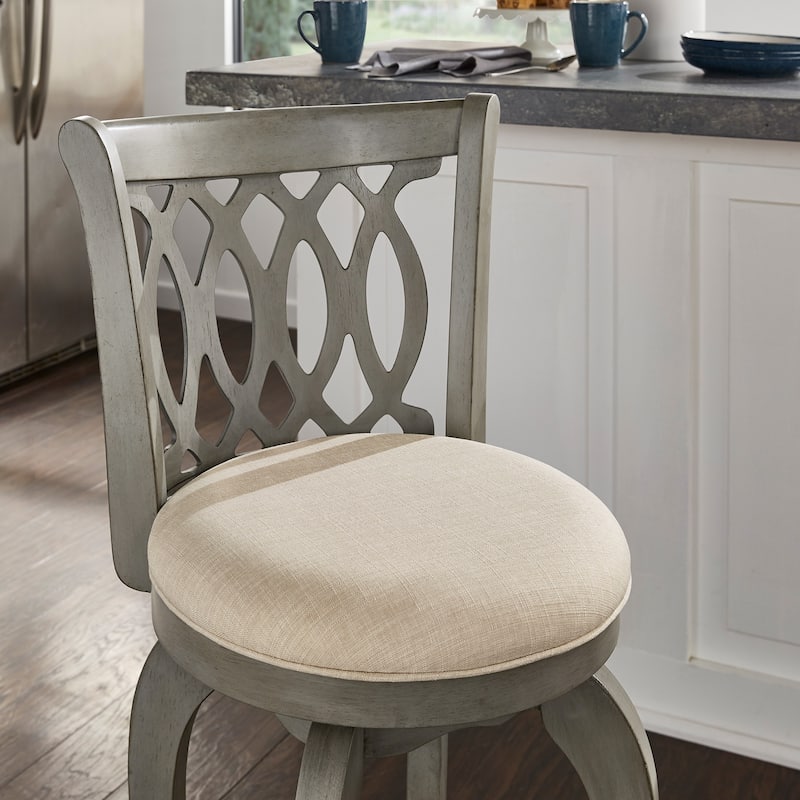 Verona Swivel 24-inch Counter Height Stool by iNSPIRE Q Classic