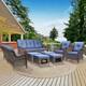 Option Blue-Brown Rattan