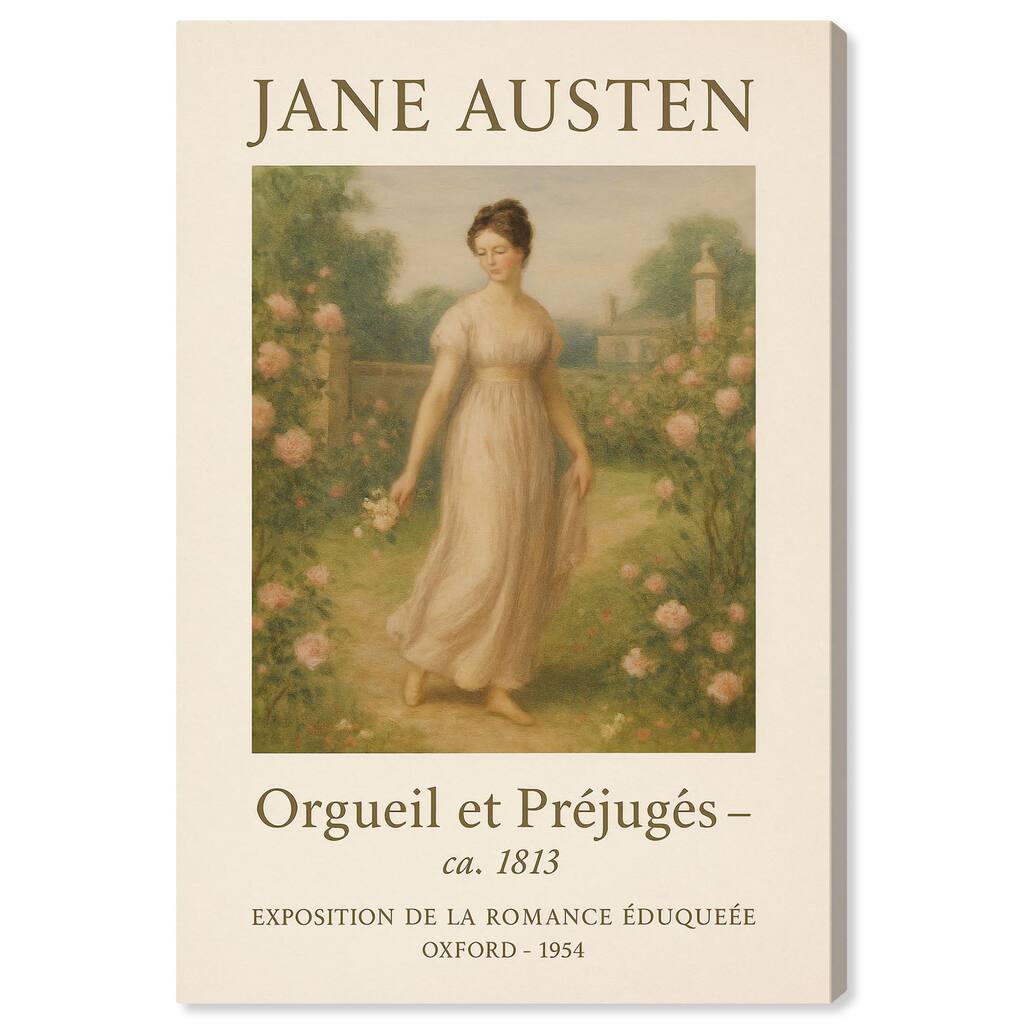 Lady in Austen's World Canvas by Art Remedy, Gallery Wrapped