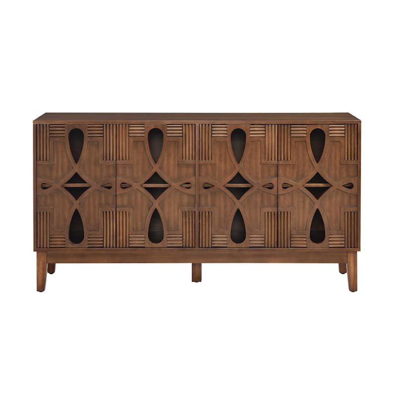 Media Console Table Sideboard Buffet Cabinet with Storage