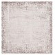 preview thumbnail 3 of 14, SAFAVIEH Diamond Orelie Modern Abstract Fringe Rug 6'7" Square - Beige/Grey Brown - Square