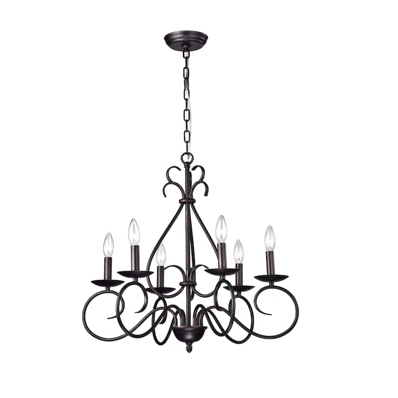 Surma 6-Light Candle Style Chandelier