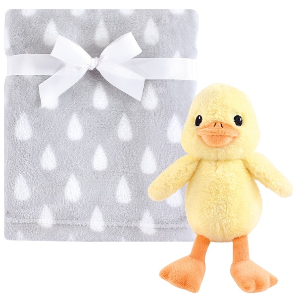 slide 1 of 1, Hudson Baby Infant Plush Blanket with Toy, Yellow Duck, One Size - Yellow Duck - One Size One Size - Yellow Duck