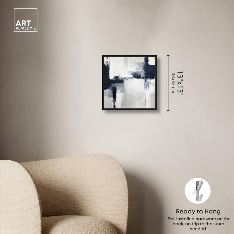 Porcelain Blue on White II Canvas by Art Remedy