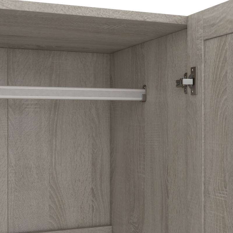 3-Door Shutter Wardrobe with shelves
