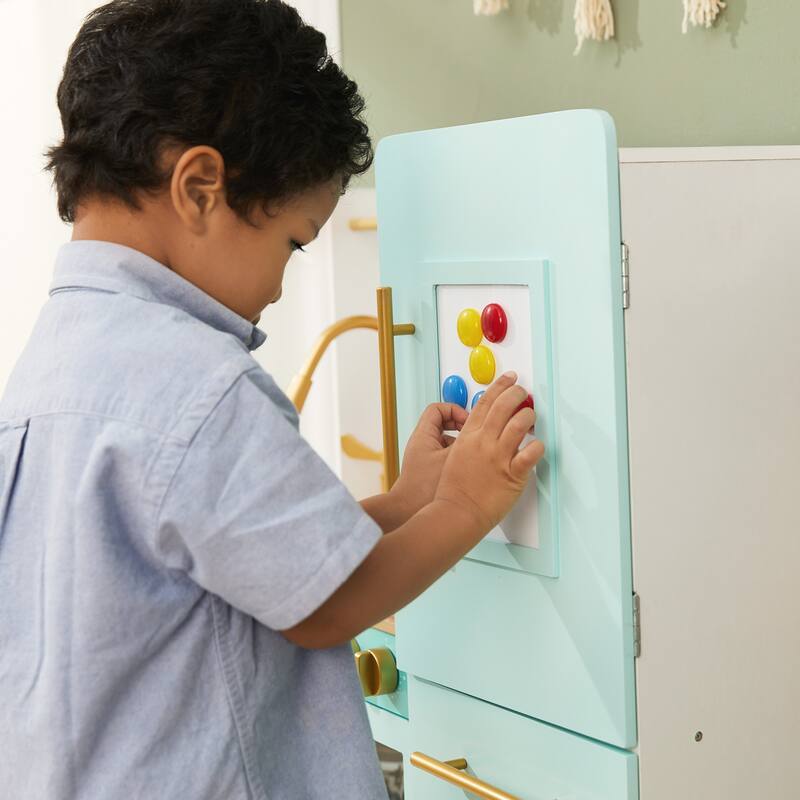 Teamson Kids Little Chef Biscay Delight Kids Wooden Play Kitchen