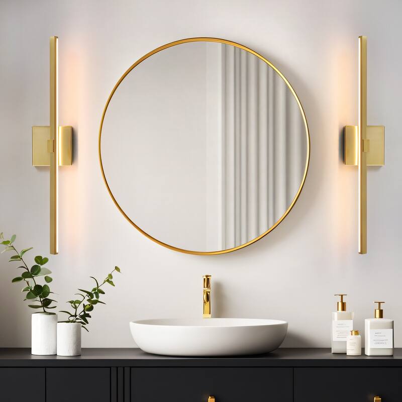 Modern Vanity Lighting Fixtures 24/32/39'' Bathroom Vanity Lights Over Mirror Wall Sconce for Bathroom