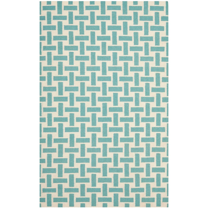 SAFAVIEH Handmade Flatweave Dhurries Leigh Modern Wool Rug