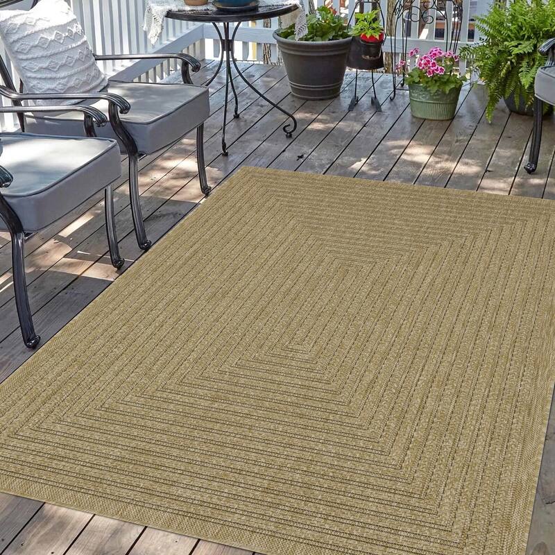 Machine Washable, Weather and UV Resistant Viola Design 4 color Option-Natural & Black & Red & Ivory