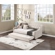 preview thumbnail 2 of 14, Upholstered Velvet Tufting Sleeper Sofa Chesterfield Daybed with Trundle