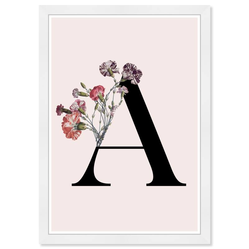 Wynwood Studio Prints Floral and Botanical Botanical A Pink and Pastel Pink Modern & Contemporary Wall Art Canvas Print