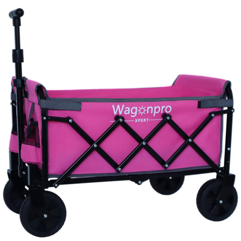 Expandable Dual-Layer Utility Wagon - 225lb Capacity with 100% Extra Space