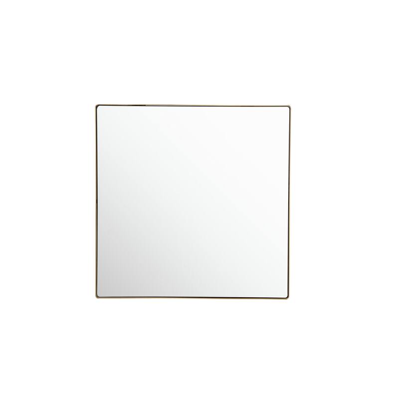 Varaluz Kye Rounded Square Wall Mirror - 30"W x 30"H - Gold