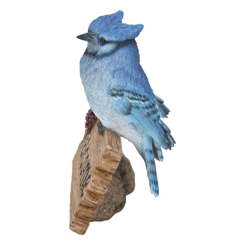 7" Paired Sitting Jays Outdoor Welcome Sign