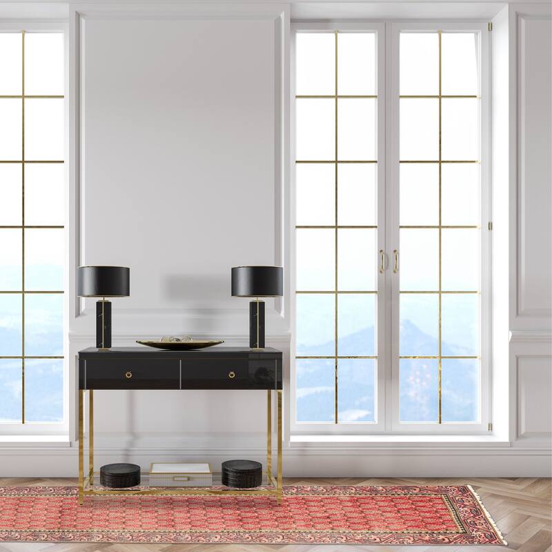 ECARPETGALLERY Hand-knotted Antalya Vintage Red Wool Rug - 2'9 x 12'6