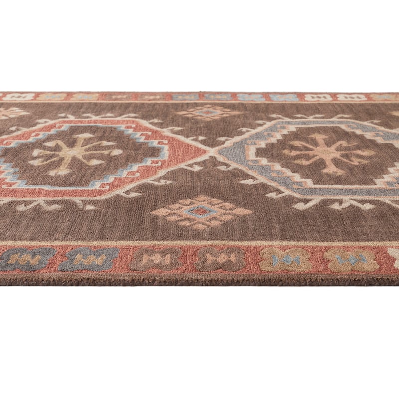 Terra by Obeetee Noble Dusk Brown Rug