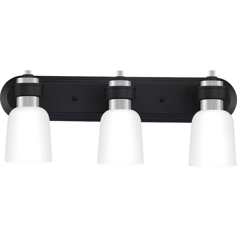 Conrad 3-Light Bathroom Vanity Light in Brushed Nickel