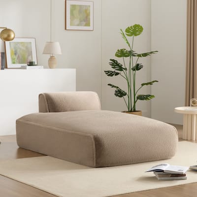 Modular 72-Inch Fully Compressed Sofa Bed with Frameless Design for Living Room, No Assembly Required