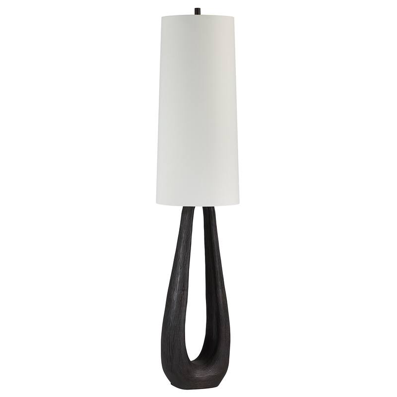 Cornelia 62.5" Height Floor Lamp, Brown - 14 x 14 x 62.5"