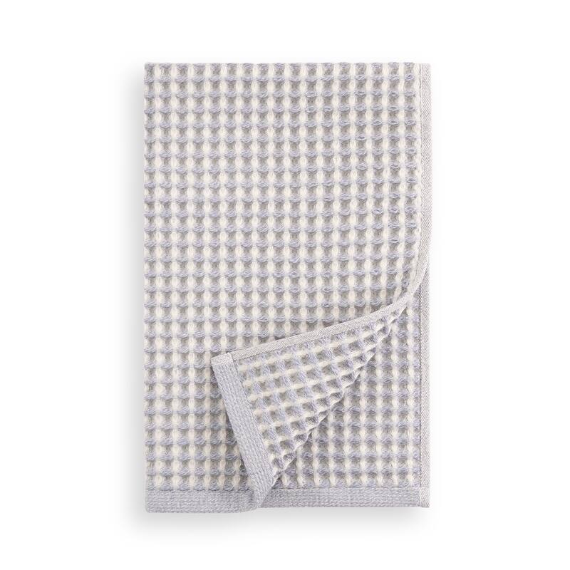 DKNY PURE Yarn Dyed Waffle Bath and Hand Towel 4-piece Set