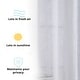 preview thumbnail 29 of 87, HLC.me Madison Faux Linen Textured Sheer Privacy Sun Light Filtering Window Grommet Thick Curtains Panels, Set of 2