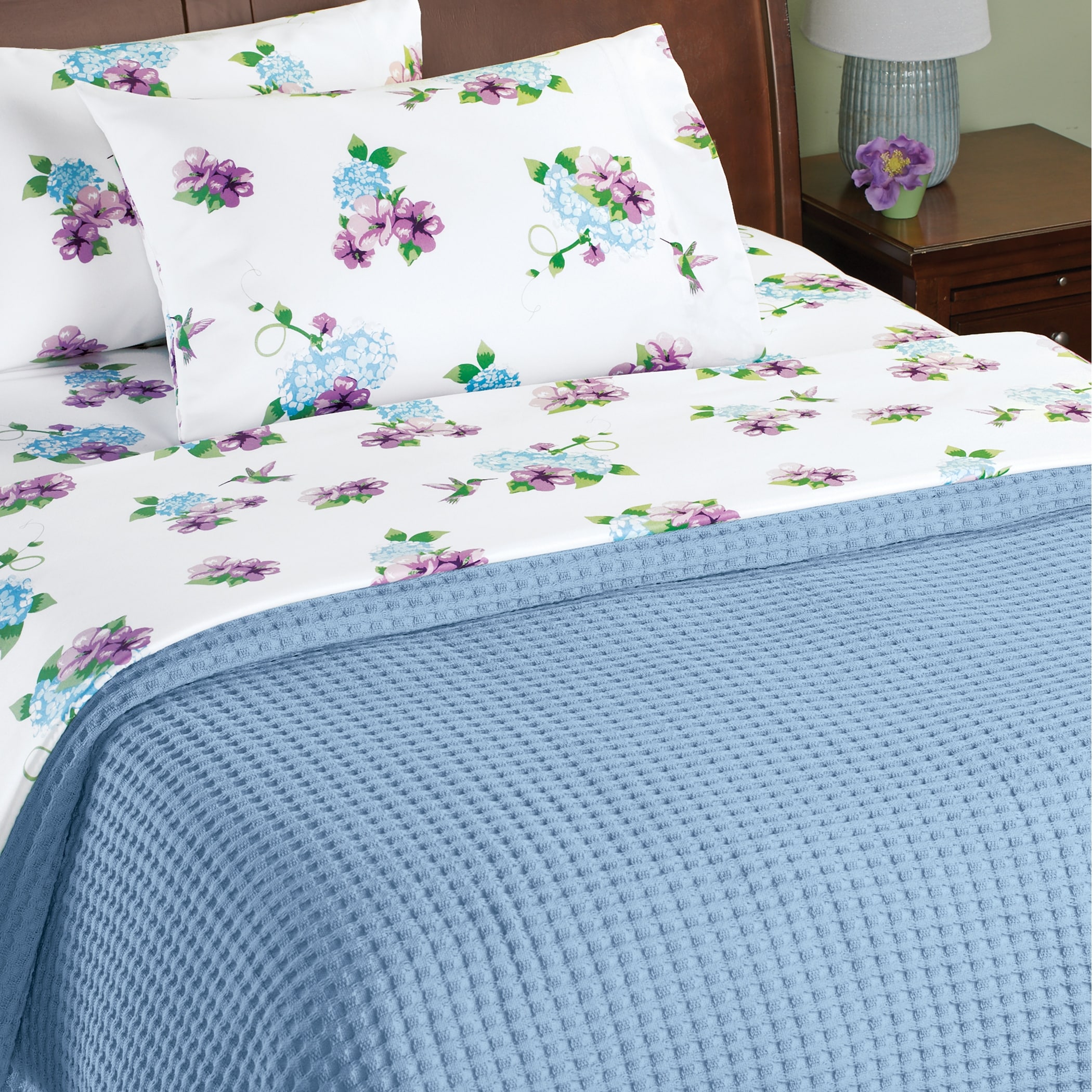 Beautyrest Waffle Weave Cotton Blanket - On Sale - Bed Bath