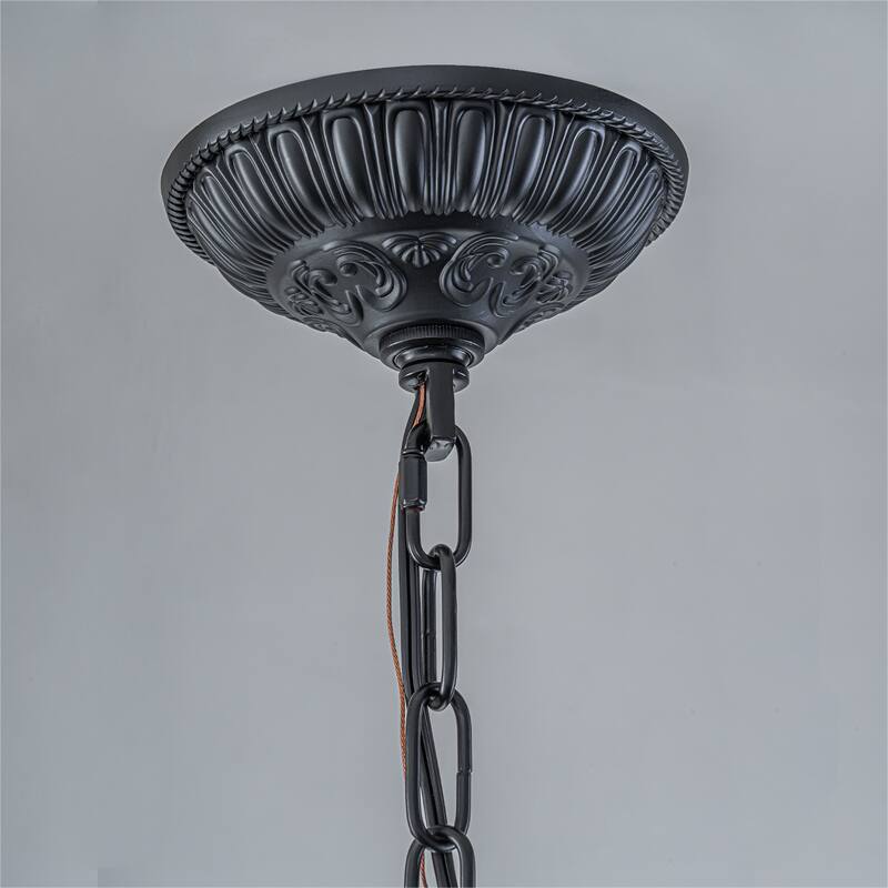 Industrial 1 - Light 11.8" W Retro French Globe Glass Pendant For Kitchen Island