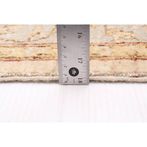 ECARPETGALLERY Hand-knotted Oushak Cream Wool Rug - 4'1 x 6'4 - On Sale ...