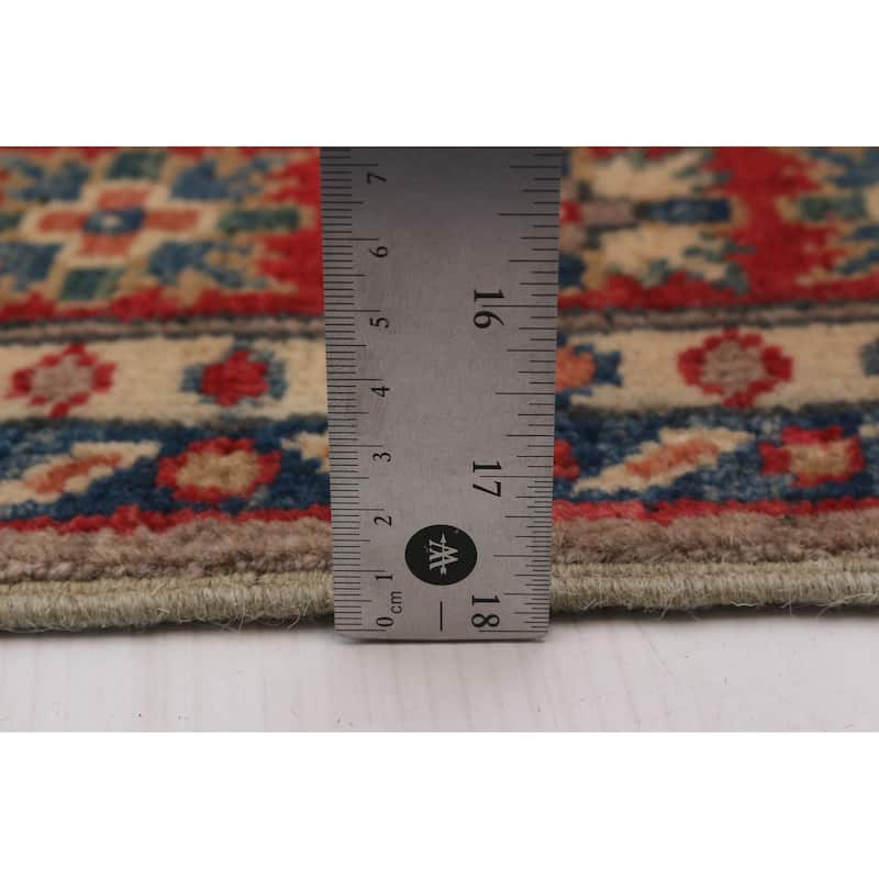 ECARPETGALLERY Hand-knotted Uzbek Ghazni Taupe Wool Rug - 2'7 x 12'10